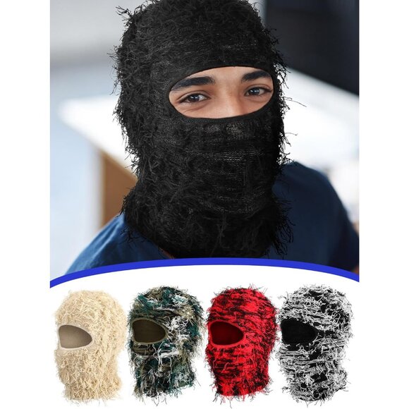 9 Pcs Knitted Balaclavas Winter Ski Masks Full Face Neck Warmers Men Women - Picture 2 of 6